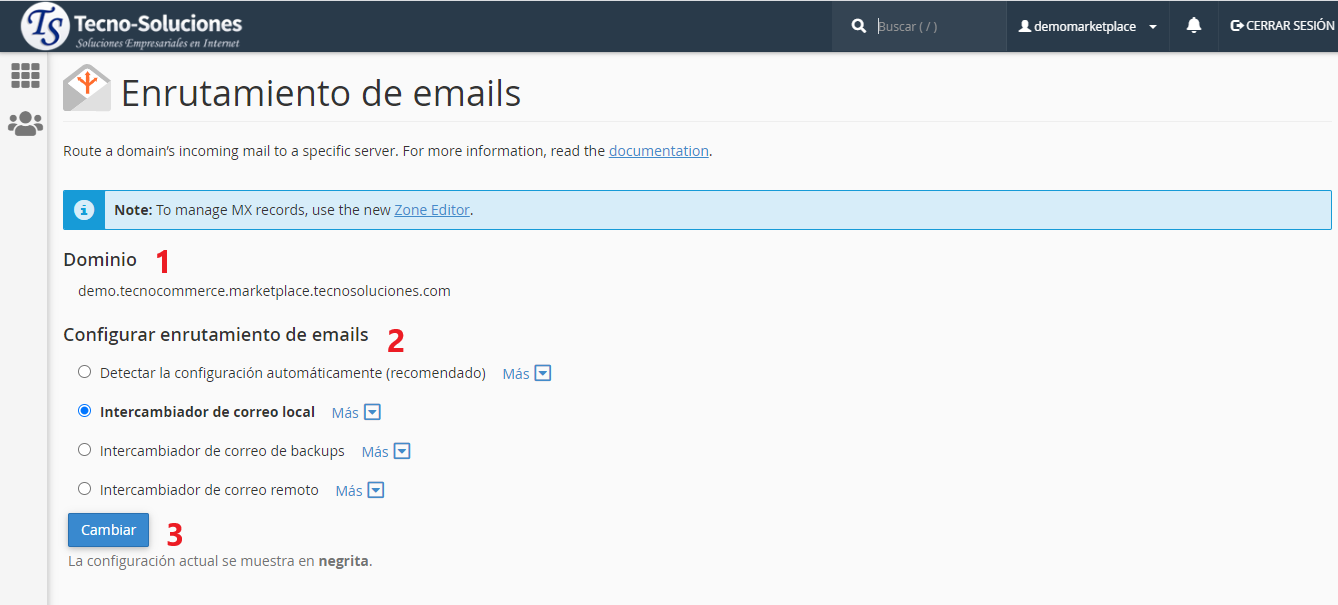 Enrutamiento Email 2