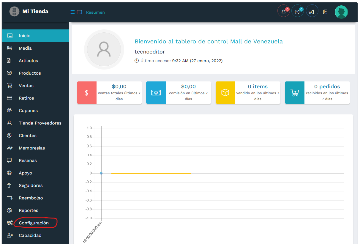 TecnoCommerce Marketplace – Manual del Usuario