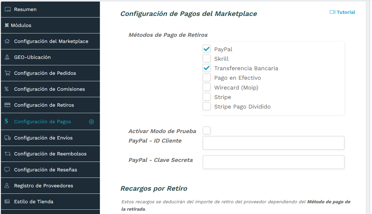 TecnoCommerce Marketplace – Manual del Usuario