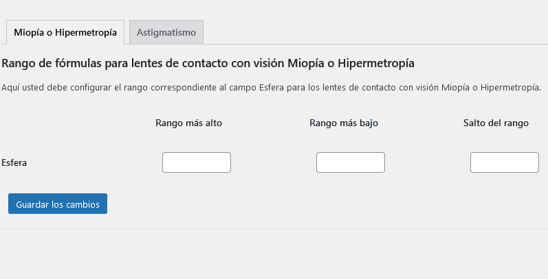 Módulo TecnoCommerce Ópticas