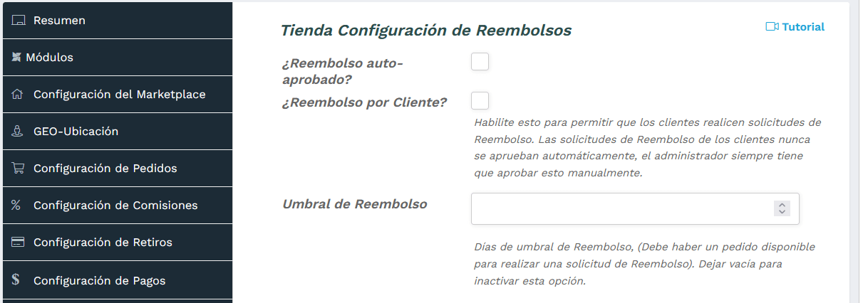 TecnoCommerce Marketplace – Manual del Usuario