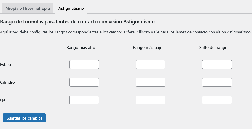 Módulo TecnoCommerce Ópticas