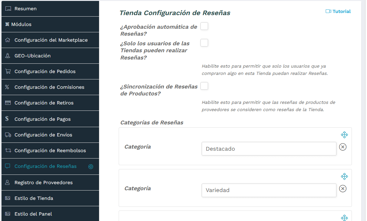 TecnoCommerce Marketplace – Manual del Usuario