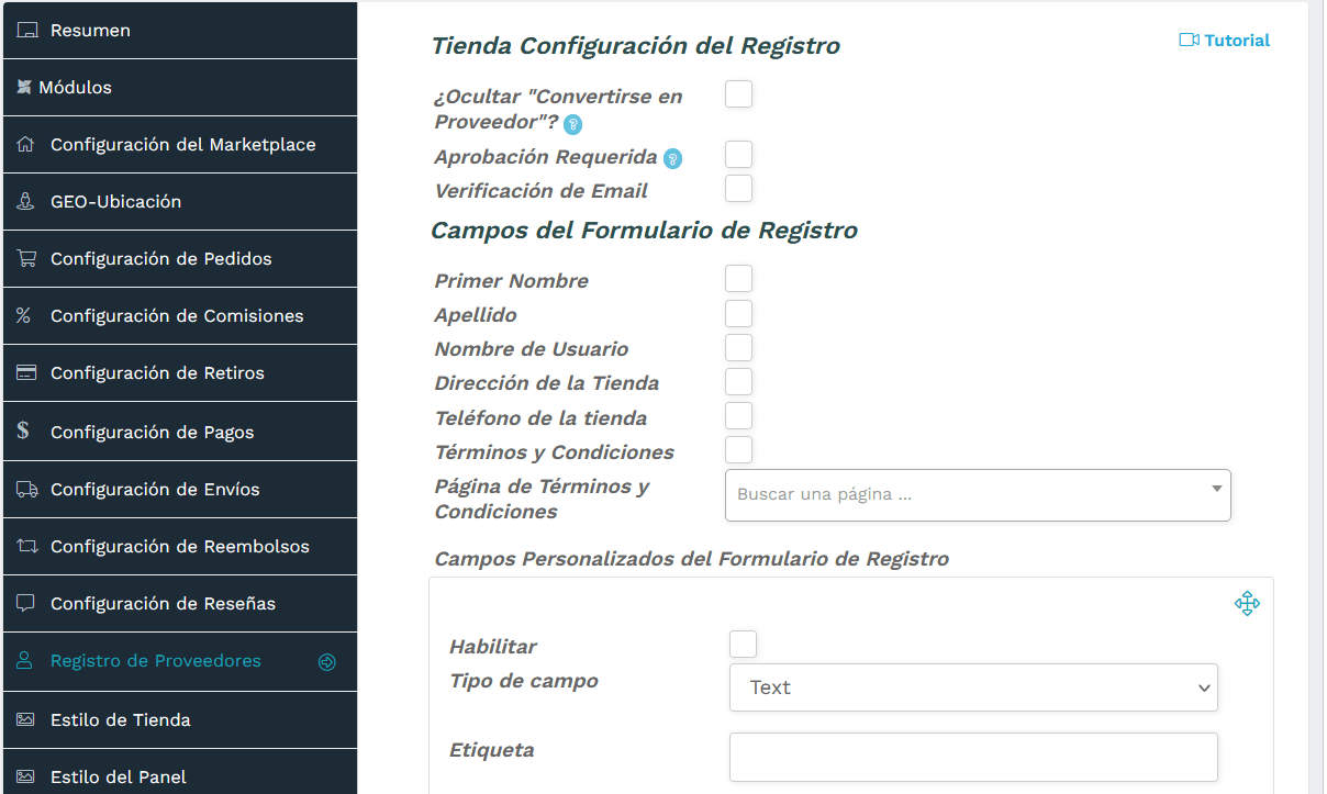 TecnoCommerce Marketplace – Manual del Usuario
