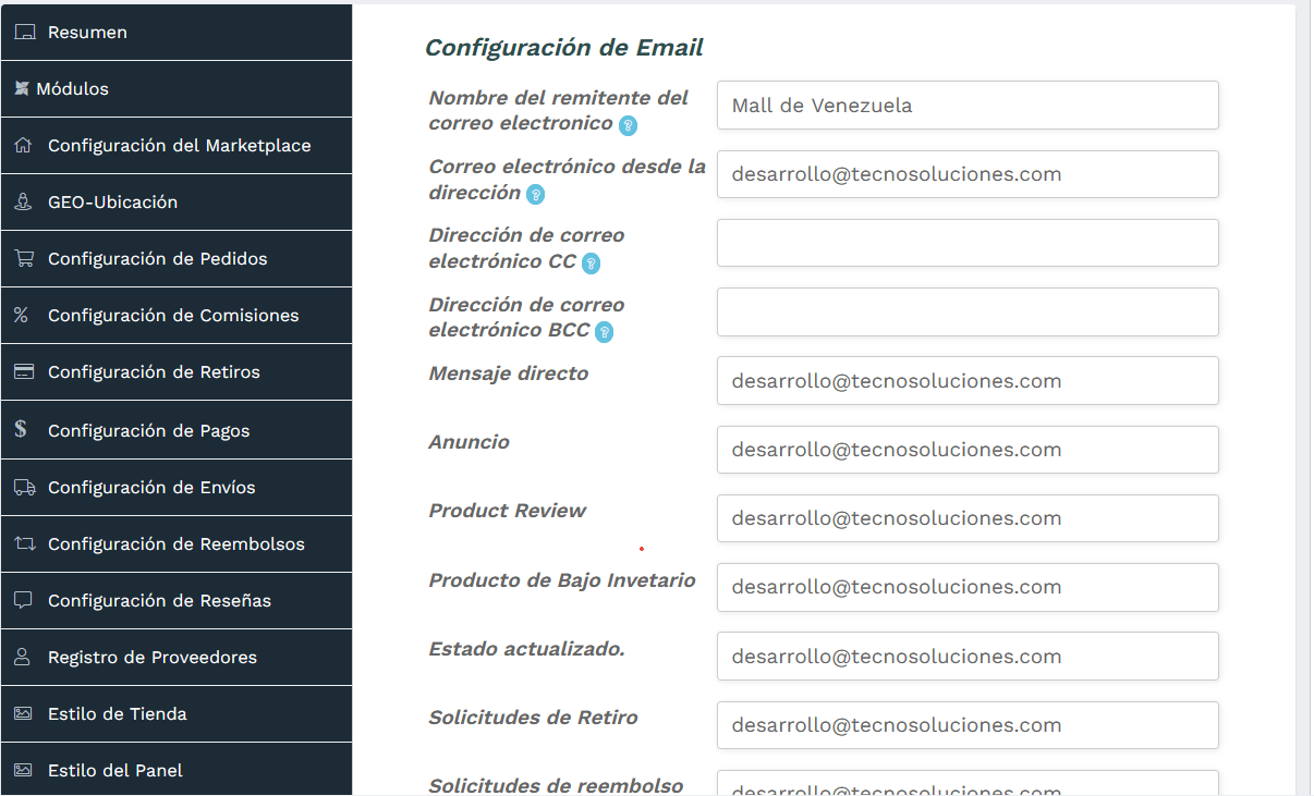 TecnoCommerce Marketplace – Manual del Usuario