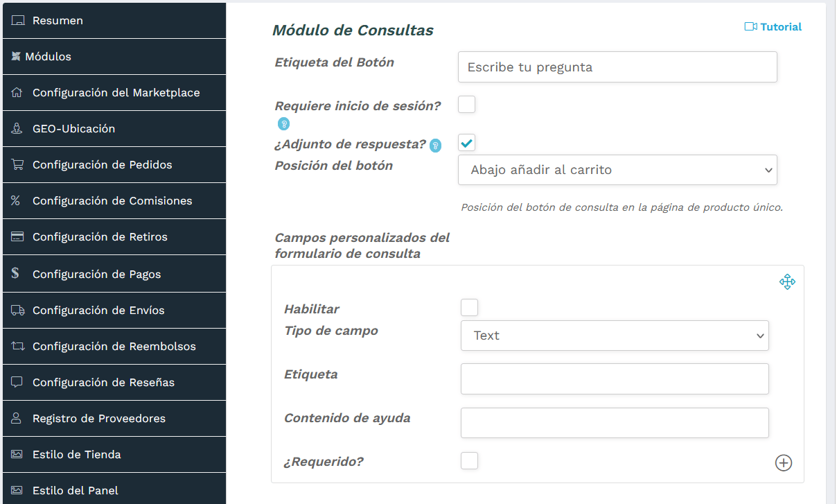 TecnoCommerce Marketplace – Manual del Usuario