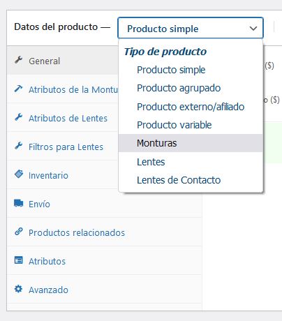 Módulo TecnoCommerce Ópticas