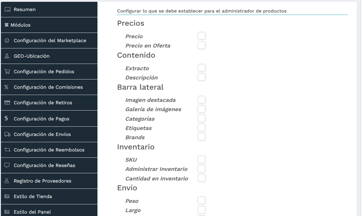 TecnoCommerce Marketplace – Manual del Usuario