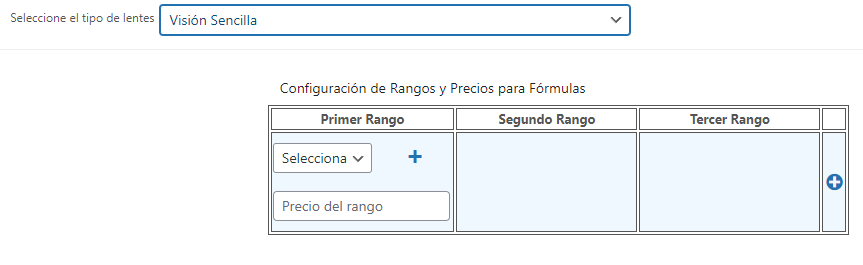 Módulo TecnoCommerce Ópticas
