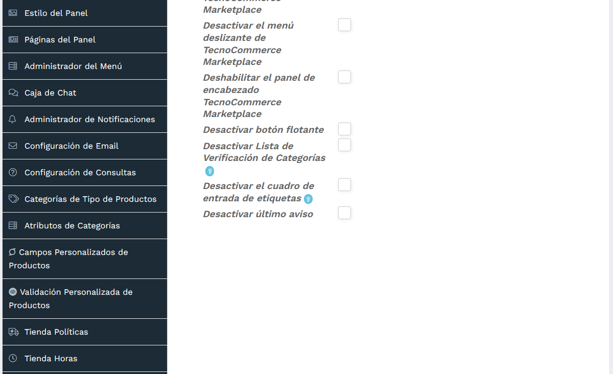 TecnoCommerce Marketplace – Manual del Usuario