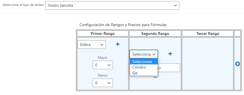 Módulo TecnoCommerce Ópticas