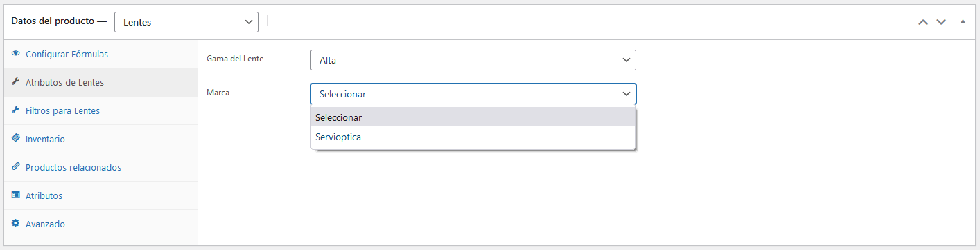 Módulo TecnoCommerce Ópticas