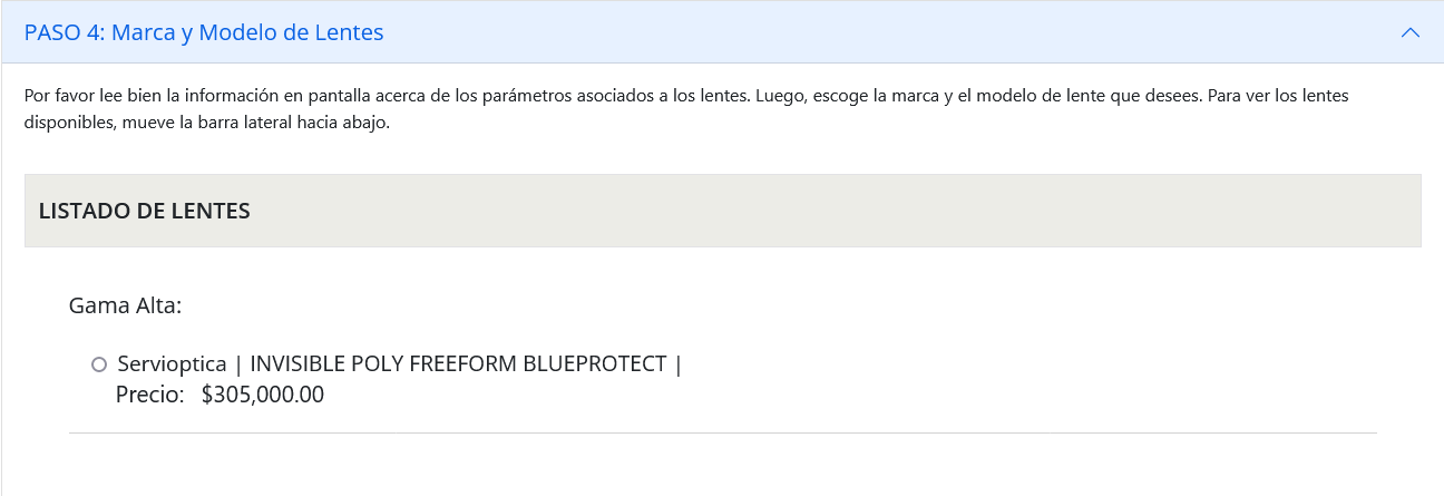 Módulo TecnoCommerce Ópticas