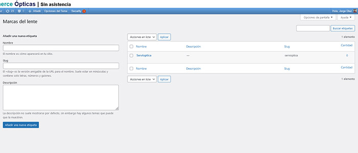 Módulo TecnoCommerce Ópticas