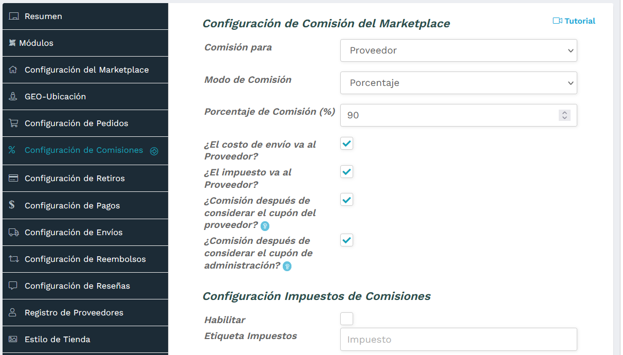 TecnoCommerce Marketplace – Manual del Usuario