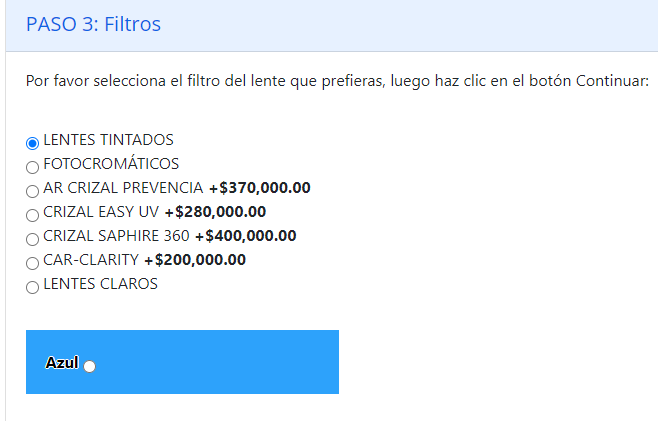 Módulo TecnoCommerce Ópticas