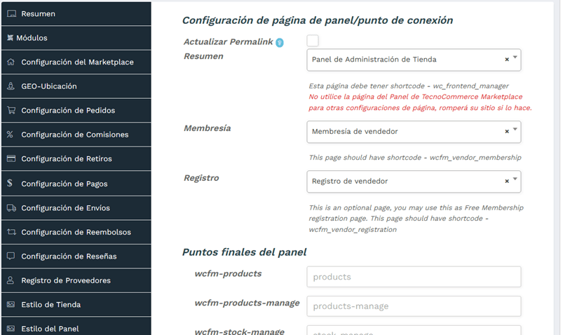 TecnoCommerce Marketplace – Manual del Usuario