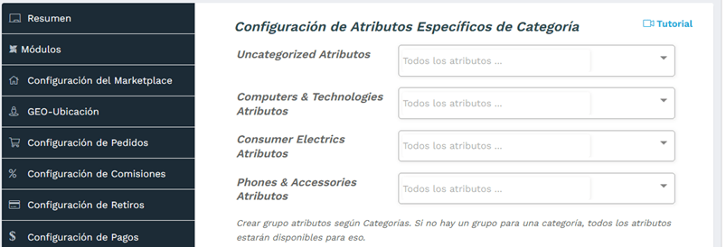 TecnoCommerce Marketplace – Manual del Usuario