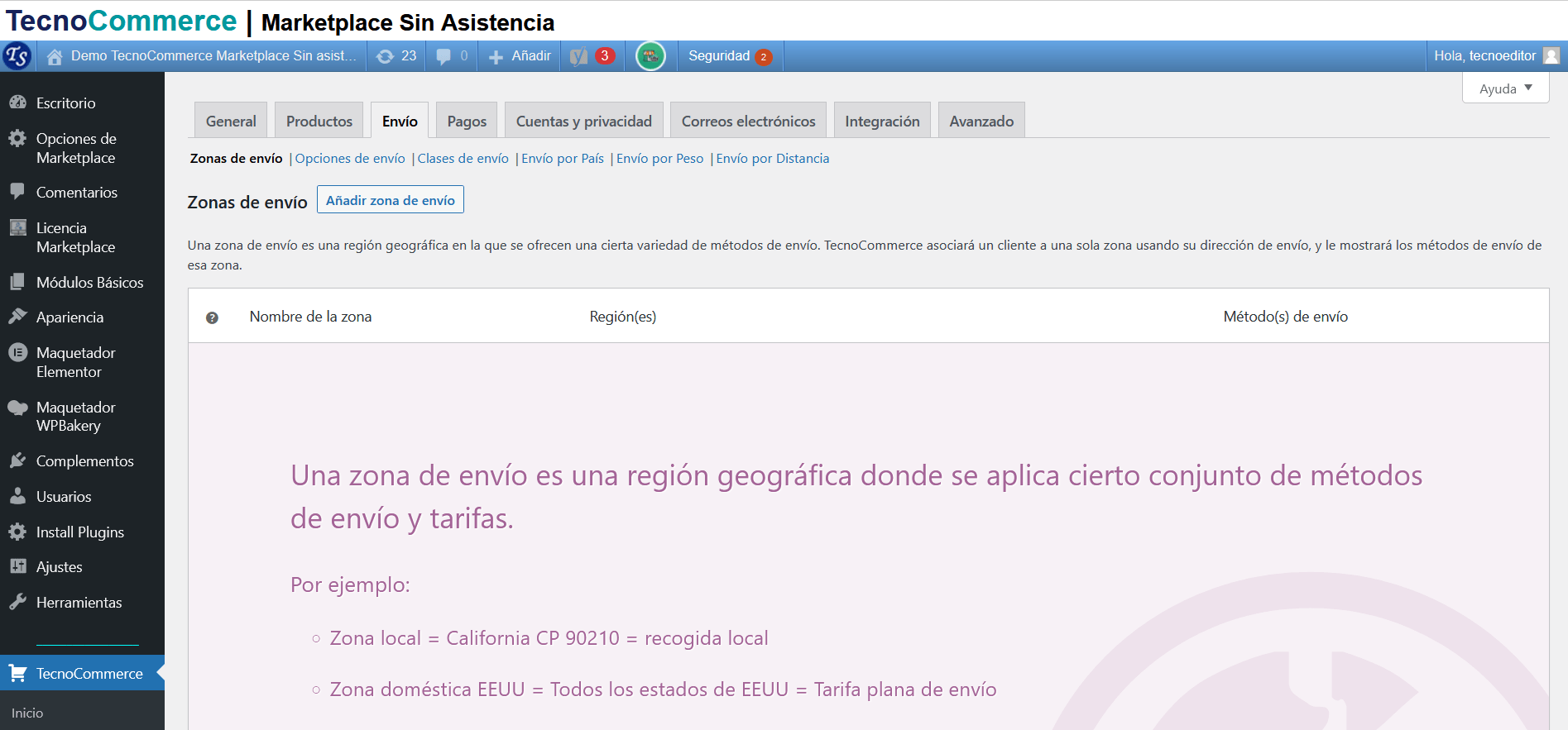TecnoCommerce Marketplace – Manual del Usuario