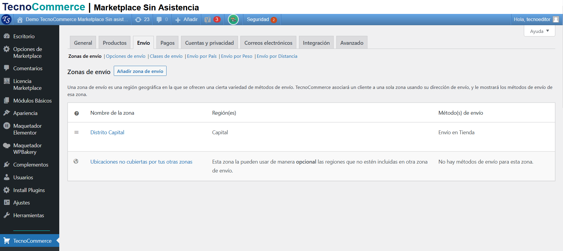 TecnoCommerce Marketplace – Manual del Usuario