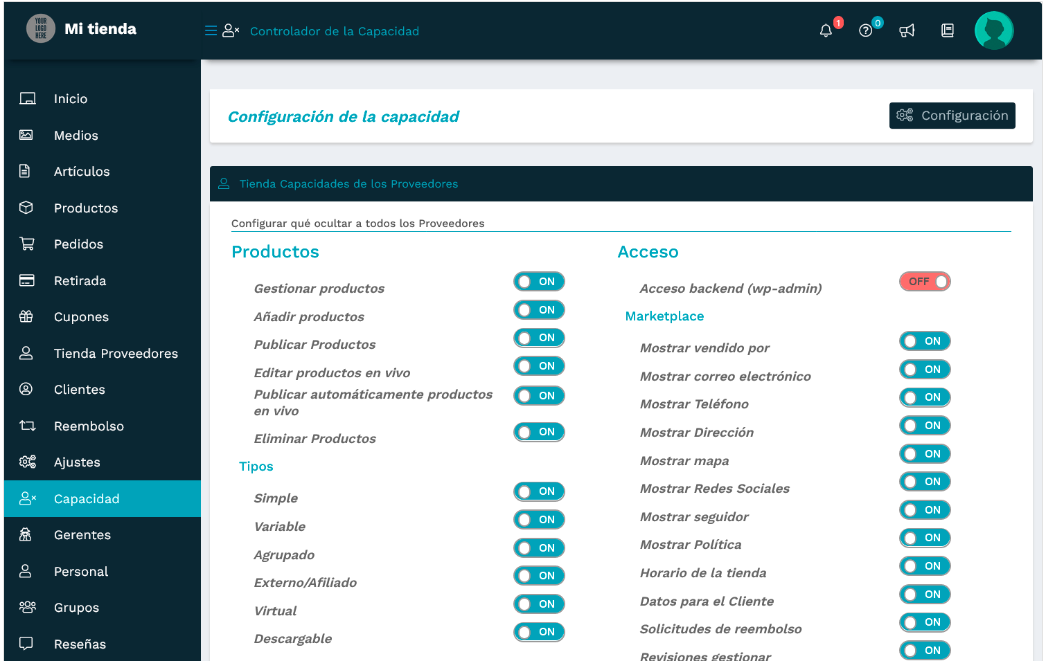 TecnoCommerce Marketplace – Manual del Usuario