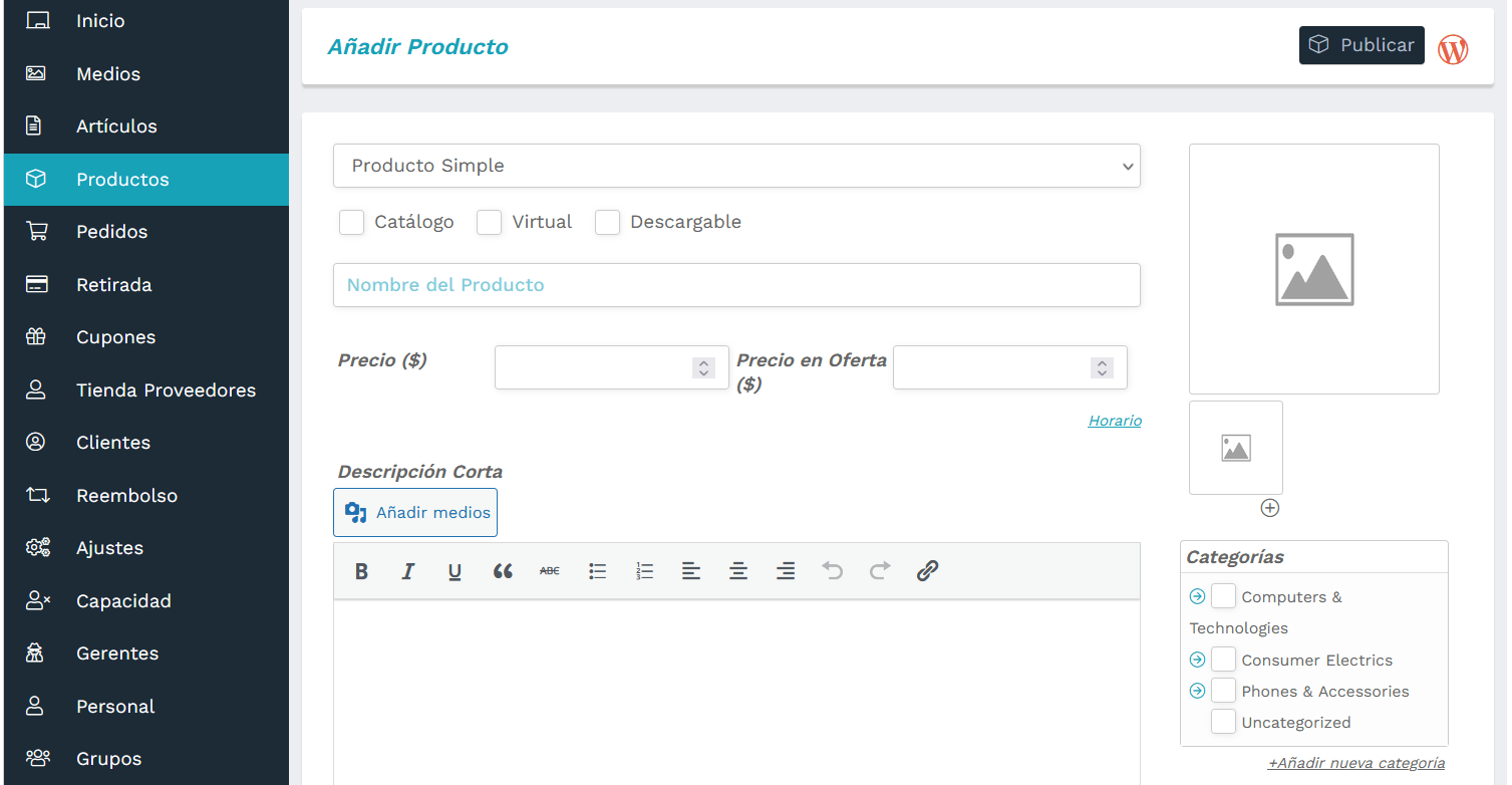 TecnoCommerce Marketplace – Manual del Usuario