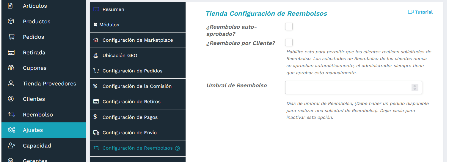 TecnoCommerce Marketplace – Manual del Usuario